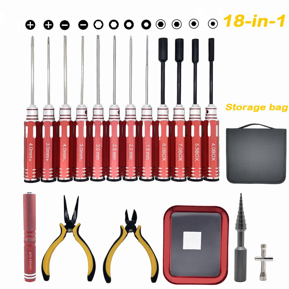 Набор инструментов RC 18 в 1:  – обзор и цена Socket Set